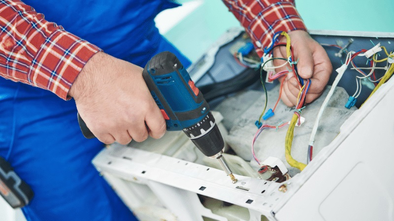 Turgutlu Protherm Protherm çamaşır makinesi kart tamiri – Su almama arızası orijinal parça ile giderildi. - Teknik servis örneği