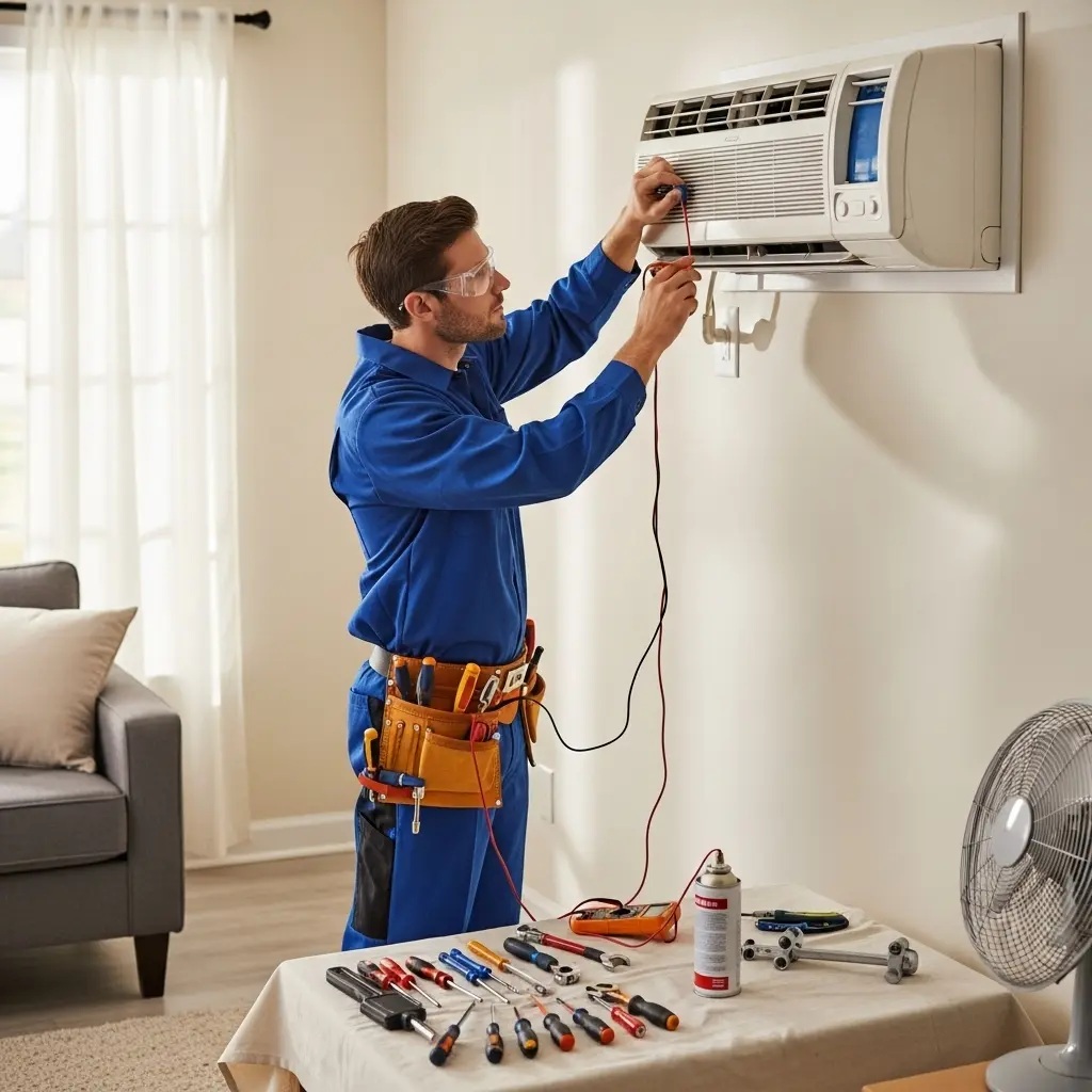 Turgutlu Protherm Protherm klima gaz dolumu ve bakım – Enerji verimliliği artırıldı. - Teknik servis örneği